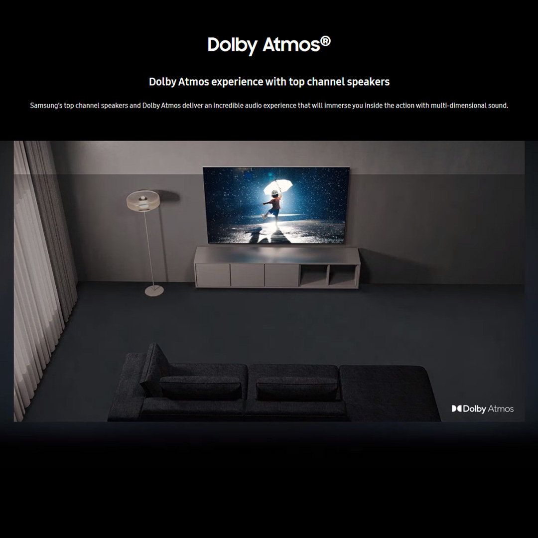 SAMSUNG 85" 4K UHD Smart NEO QLED TV QA85QN85CAKXXM | Tizen™ Smart TV | Dolby Atmos | Smart Hub | SmartThings | HDR | HDMI | Smart TV with 2 Year Warranty