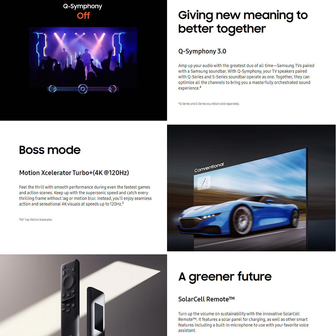 SAMSUNG 98" 4K UHD Smart QLED TV QA98Q80CAKXXM | Tizen™ Smart TV | Dolby Atmos | Smart Hub | SmartThings | HDR | HDMI | Smart TV with 2 Year Warranty