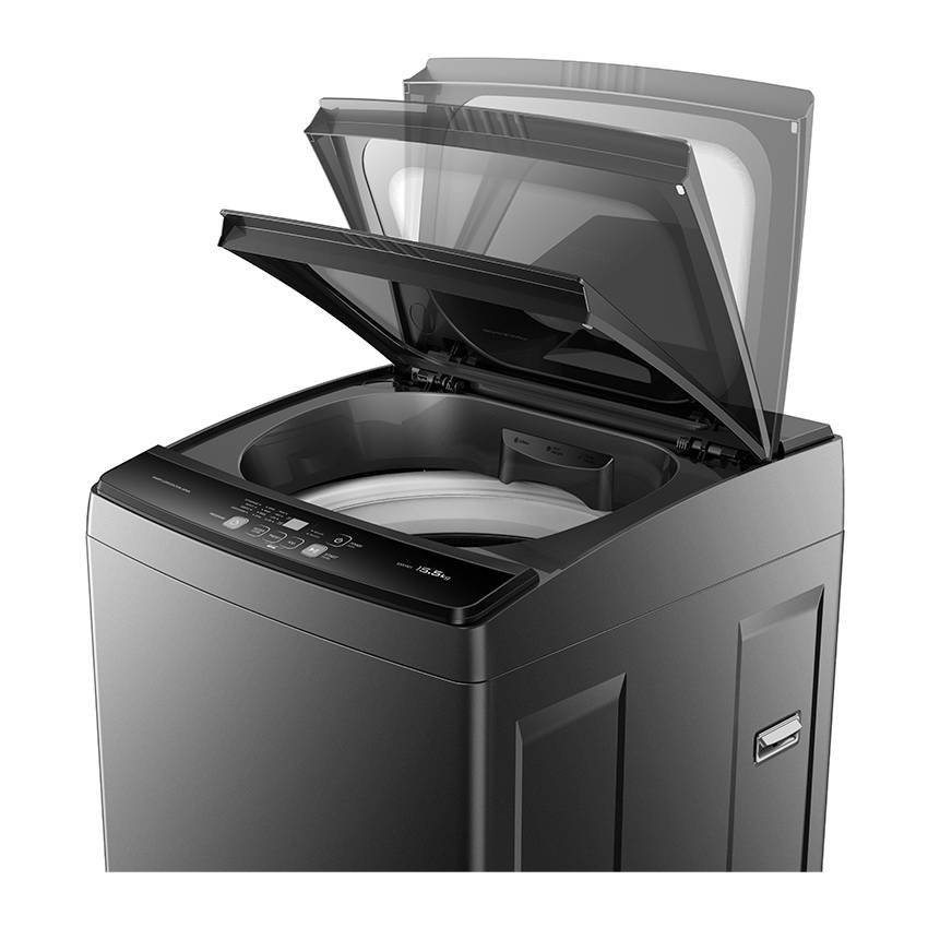 SHARP 15.5KG Top Load Fully Auto Washing Machine ESX1521 | Fuzzy Control | Intelligent Water Fall System | Smart Filter | Soft-Close Tempered Glass | Washing Machine with 2 Years General Warranty & 10 Years Motor Warranty