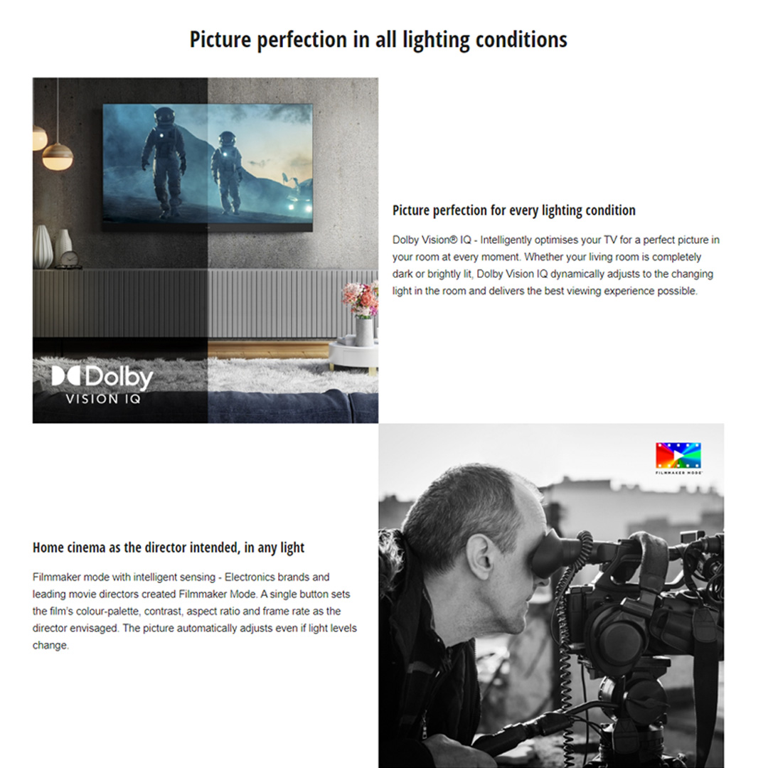 Panasonic 65" OLED 4K HDR Smart LED TV TH-65LZ1000K | Dolby ATMOS | Enjoy Smarter Entertainment | Big Screen 4K OLED Gaming Action |  Picture Perfection in all Lighting Conditions | Smart TV with 1 Year Warranty