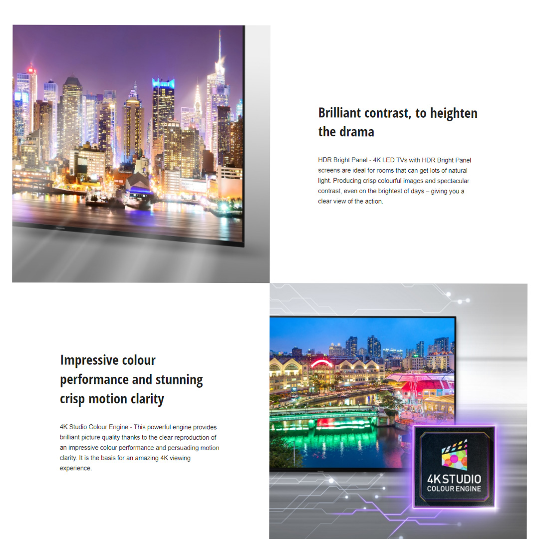 Panasonic 75" 4K HDR Android LED TV  TH-75LX650K | Vivid Digital Pro | Enjoy Smarter Entertainment | More Listening Choices via Bluetooth | Big Screen Entertainment with Sound with 1 Year Warranty