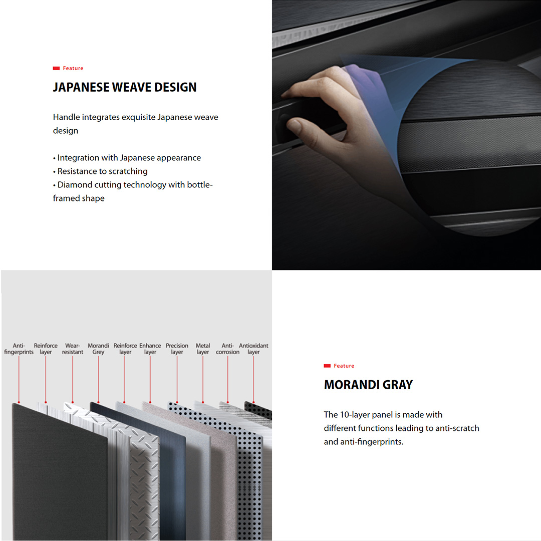 TOSHIBA 360L 2 Doors Top Mount AirFALL Cooling Origin Inverter Refrigerator GR-RT415WE-PMY(06) | 5-Star Energy Efficiency | Humidity Control | Cooling Zone | Water Dispenser | Refrigerator with 1 Year Warranty