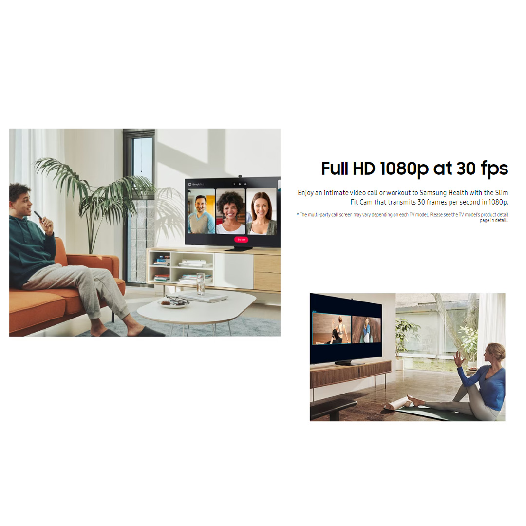 SAMSUNG Slim Fit Cam VG-STCBU2K/XY | Easy to Attach | Slim Fit Design | Attachable with Magnet | Accessories with 2 Year Warranty