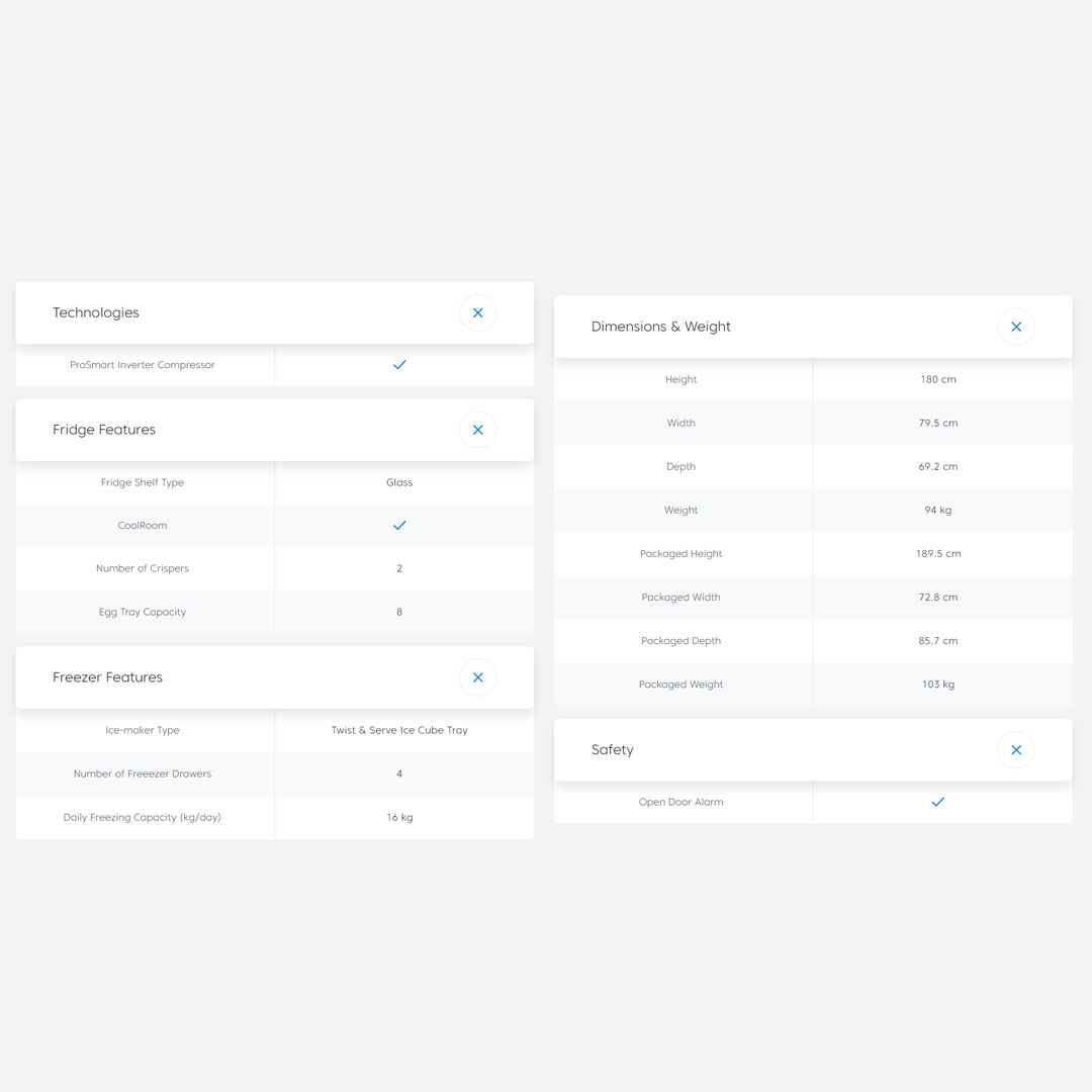 Beko 472L Multi Doors ProSmart Inverter Refrigerator GNO5001HFVKMY | CoolRoom | Safety Glass | Twist & Serve Ice Cube Tray | Refrigerator with 2 Year Warranty