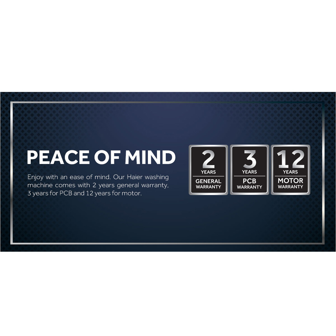 HAIER 10KG Front Load Super Inverter Washing Machine with HIJAB Mode HWM100-FD10829 | ABT | Auto Lock Door | Add Wash | Drum Clean | Quick Wash | Washing Machine with 2 Year Warranty