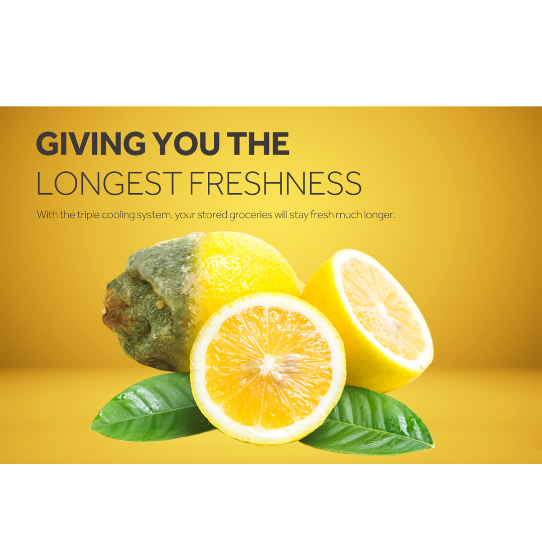 HAIER 628L Side By Side DC Inverter Refrigerator HRF-619SI(B) | No Frost | Touch LED | Door Pocket | Ice Maker | Humidity Control | Refrigerators with 2 Years Warranty