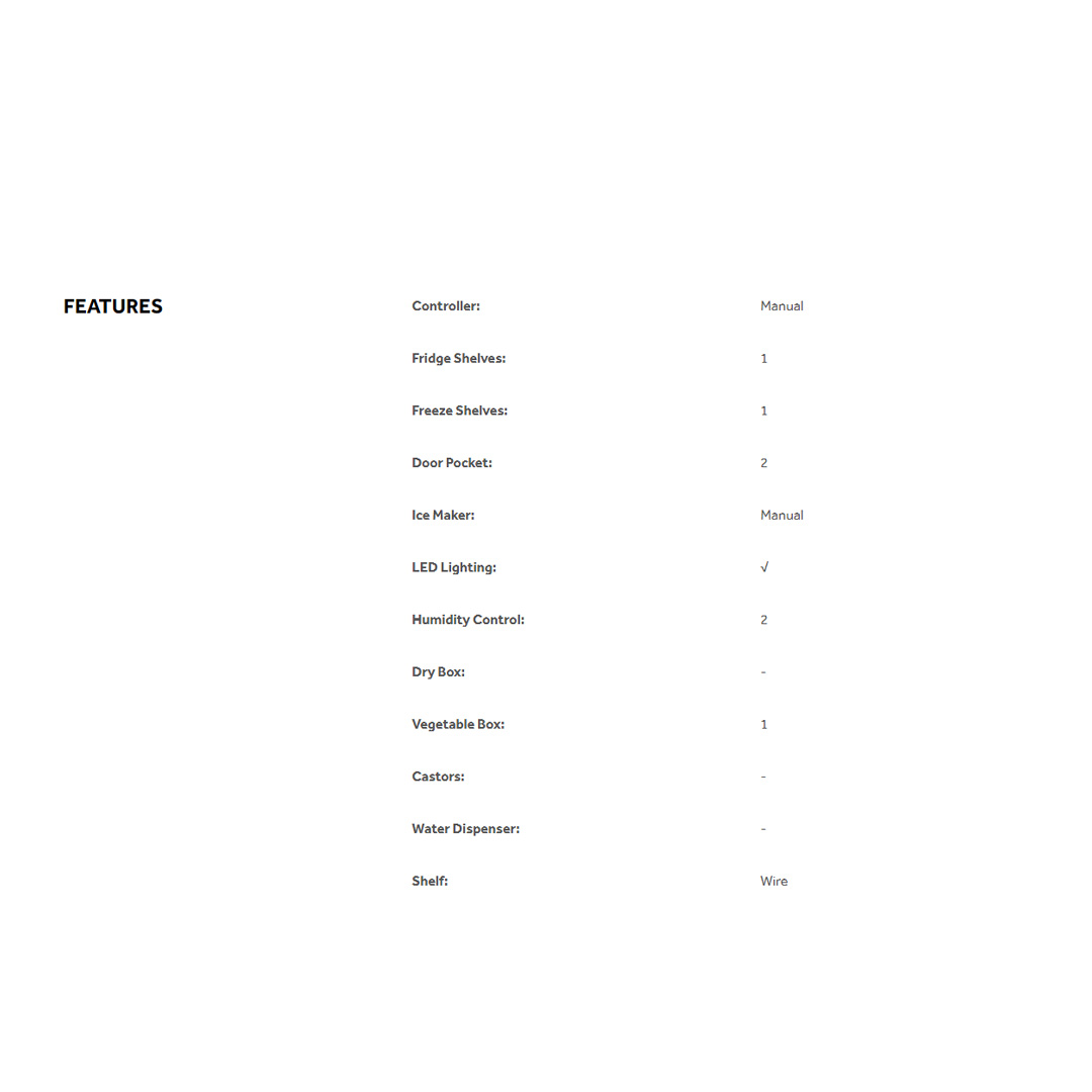 HAIER 124L Minibar HR-135H | Low Energy Consumption | LED Lighting | Direct Cooling | Refrigerator with 2 Year Warranty