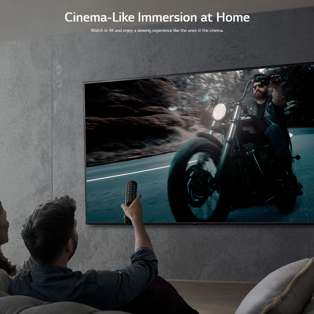 LG 70" 4K Smart TV with AI ThinQ 70UR7550PSC | AI Sound | Wi-Fi | Filmmaker Mode | Netflix | Smart TV with 2 Year Warranty