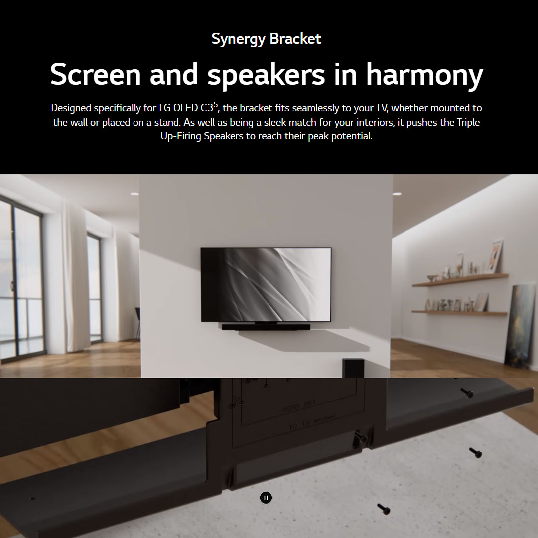 LG 83" 4K UHD Smart TV with AI ThinQ  OLED83C3PSA | α9 AI Processor 4K Gen6 | Bright, Bold Visuals of Brightness Booster | Ultra Slim Design for Minimalist Interiors | Hands-Free Voice Recognition | Smart TV with 2 Year Warranty