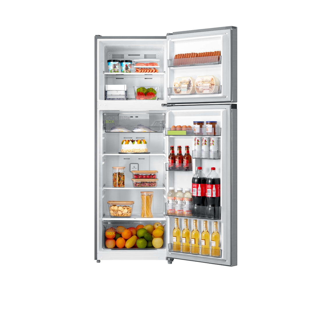 Midea 400L 2 Doors Inverter Top Mount Refrigerator  MDRT489MTB46-MY | Inverter Quattro | Active-C Fresh | Big Cooling Zone | Big Ice Tray | Smart Sensor | Electronic Control | Special Egg Tray | Highlight LED | Refrigerator with 1 Year Warranty