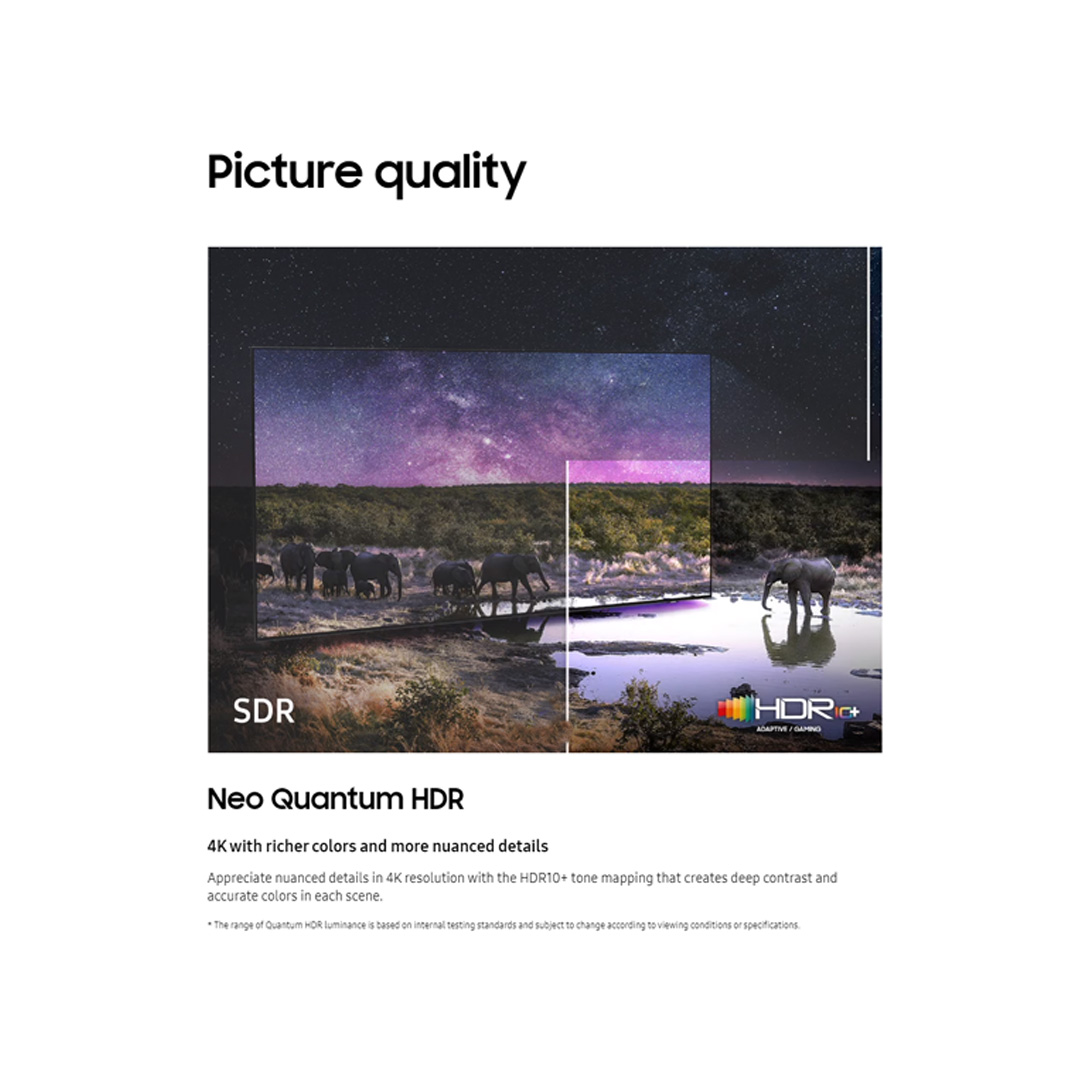 SAMSUNG 55" 4K UHD Smart NEO QLED TV QA55QN85CAKXXM | Dolby Atmos | Smart Hub | HDMI | USB | WiFi | HDR | Smart TV with 2 Year Warranty