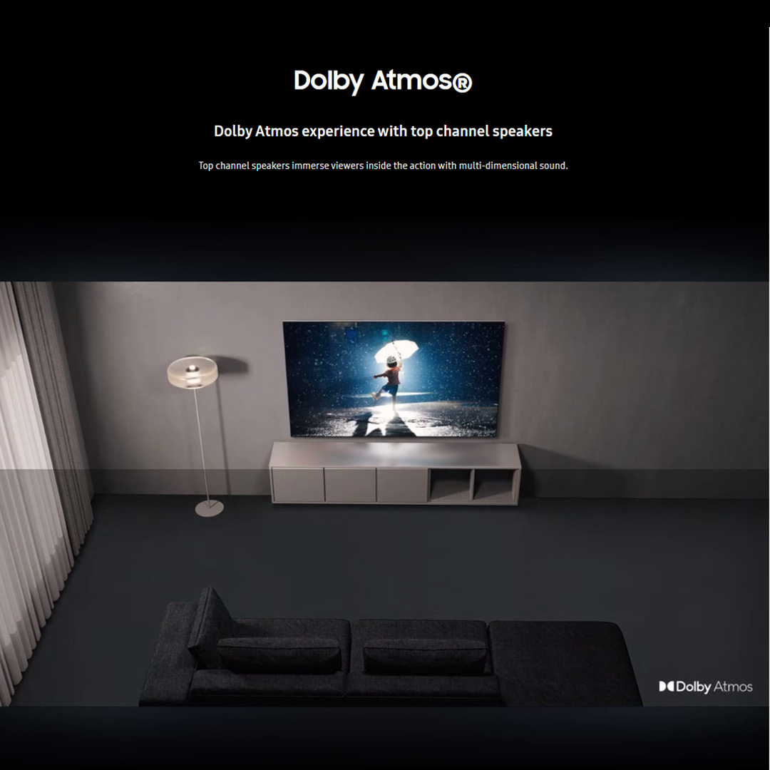 SAMSUNG 55" 4K UHD Smart OLED TV QA55S95CAKXXM | Infinity One Design | Dolby Atmos | Smart Hub | SmartThings | HDR | HDMI | Smart TV with 2 Year Warranty