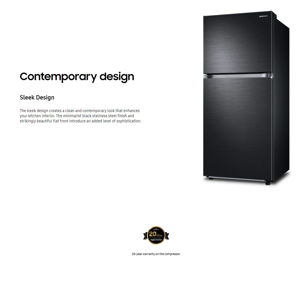 SAMSUNG 670L 2 Doors Top Mount Digital Inverter Refrigerator with Twin Cooling Plus RT21M6211SG/ME | FlexZone™ | Power Cool Function | Reversible Door | Twin Cooling Plus™ | Refrigerator with 1 Year Warranty