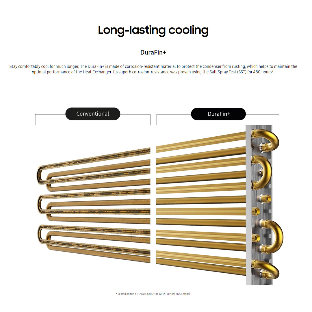 SAMSUNG 1.5HP R32 S-Essential Non-Inverter Wall Mount Air Conditioner AR12BGHQABUNME/AR12BGHQABUXME | Long-Lasting Cooling | HD Filter | Fast Cooling | DuraFin+ | R32 Refrigerant | Fan Mode | Air Conditioner with 1 Year Warranty