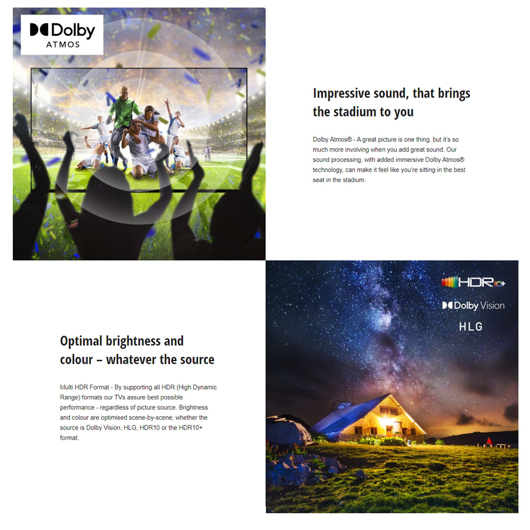 Panasonic 65" 4K HDR Smart LED TV  TH-65LX800K | Dolby ATMOS | Enjoy Smarter Entertainment |  Big screen entertainment with sound - Surround sound | Smart TV with 1 Year Warranty