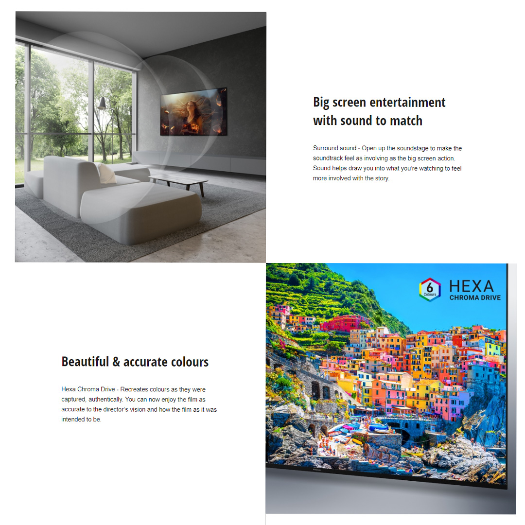 Panasonic 75" 4K HDR Android LED TV  TH-75LX650K | Vivid Digital Pro | Enjoy Smarter Entertainment | More Listening Choices via Bluetooth | Big Screen Entertainment with Sound with 1 Year Warranty