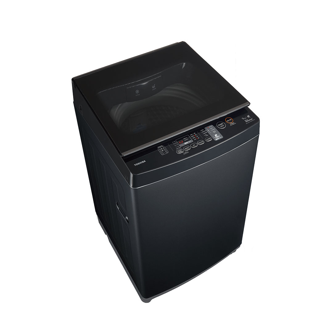 TOSHIBA 12KG Greatwaves Washer AW-DUK1300KM(SG) | Multi Programs | Tub Clean | Easy Kit | No Angular Design | Damping Lid | Child Lock | Heavy Wash | I Clean | Easy Kit | Washing Machine with 2 Year General & 3 Year Panel & 13 Year Motor Warranty