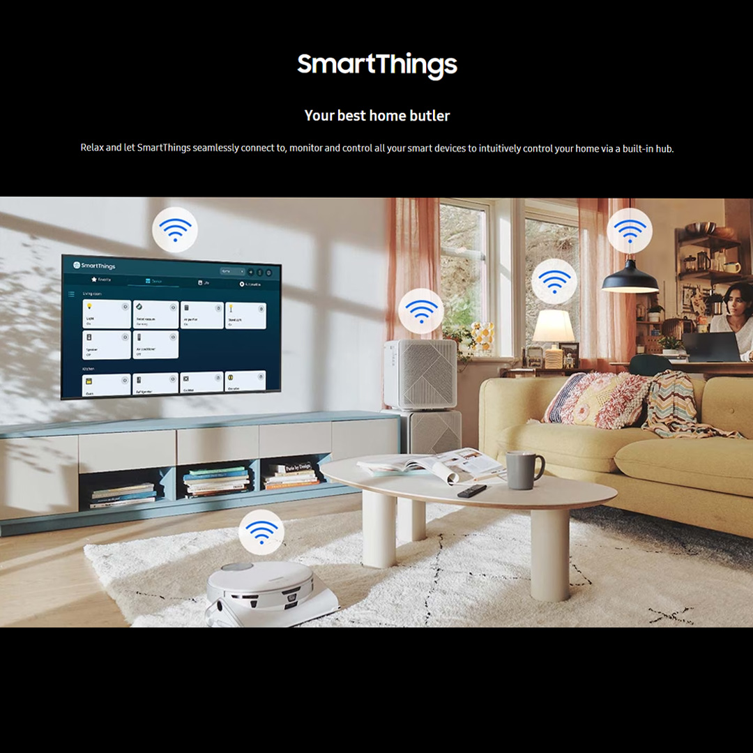 SAMSUNG 58" 4K UHD Smart TV UA58CU7000KXXM | Smart Hub | SmartThings | PurColor | Web Browser | HDMI | USB | Smart TV with 2 Year Warranty