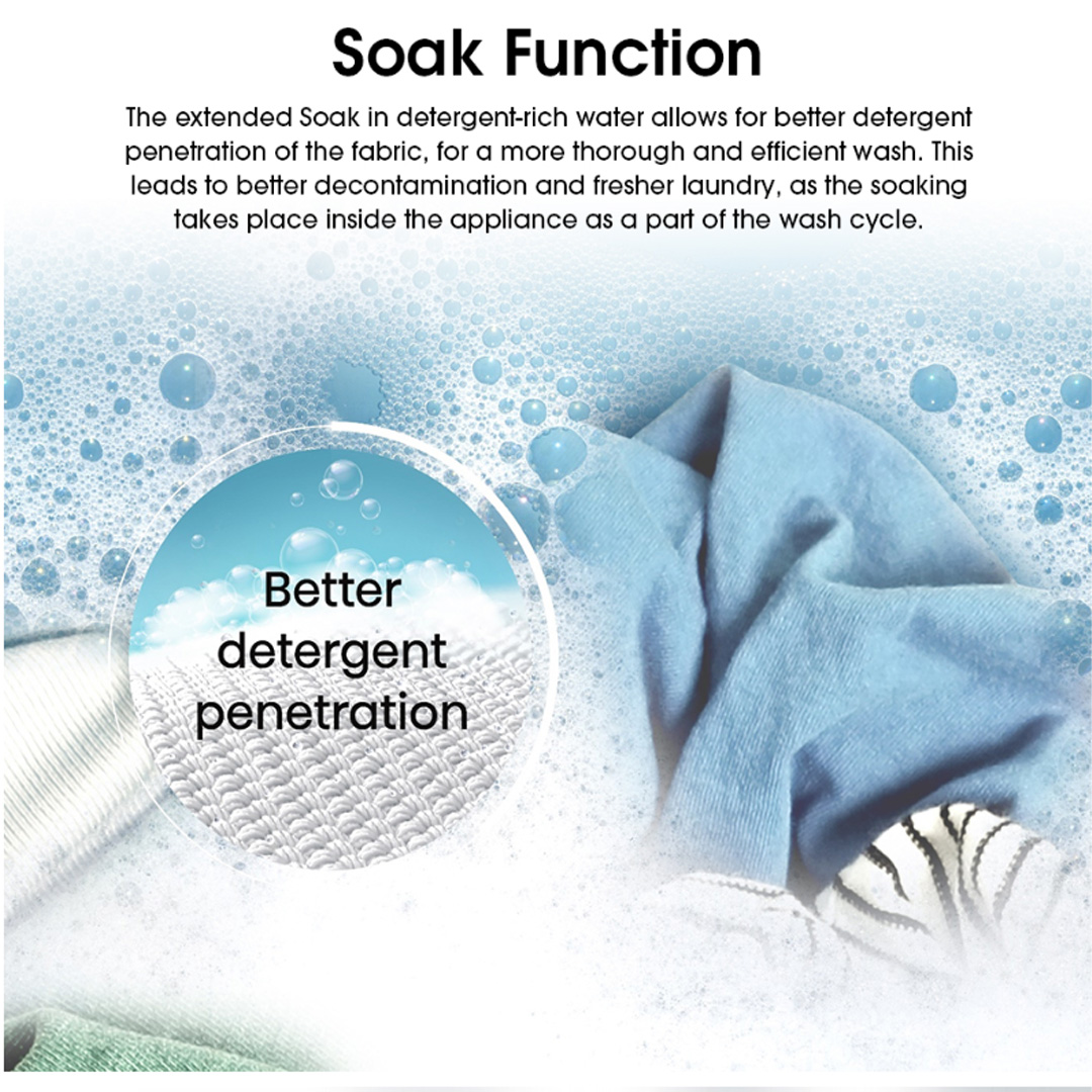 HISENSE 10.5KG Top Load DD Inverter Washing Machine WT5J1013DT | Tub Clean | Delay End | Memory Function | Soak Function | Powerful Waterfall | Mega Capacity | Bubble Clean | Extra Soft | Double Magic Filter | Washing Machine with 2 Year Warranty