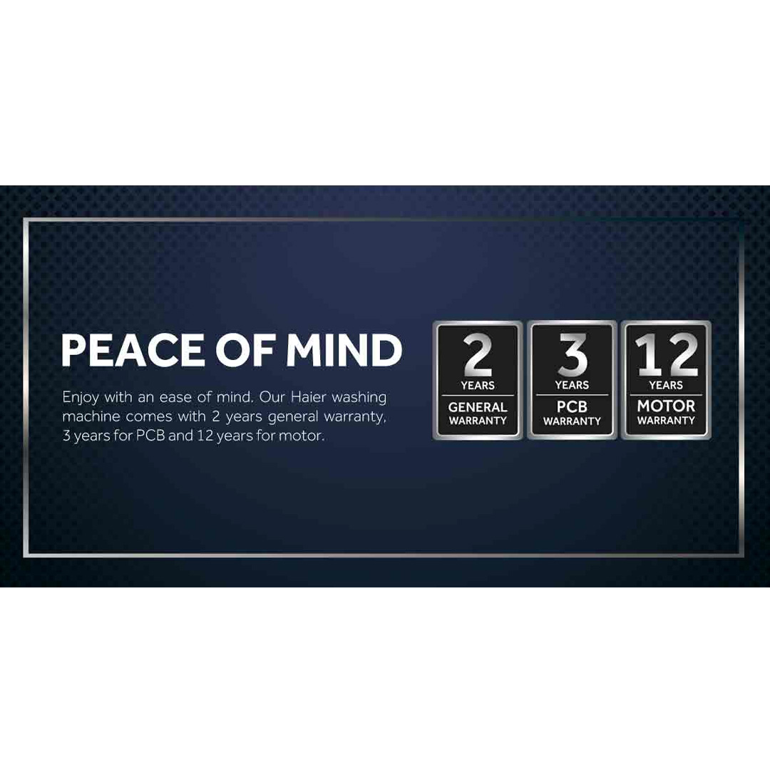 HAIER 10KG/6KG Front Load Super Inverter Washing Machine HWD100-BP14959S8 | ABT | Auto Lock Door | Add Wash | Drum Clean | Quick Wash | I-Refresh | Door Cover | Washing Machine with 2 Year Warranty