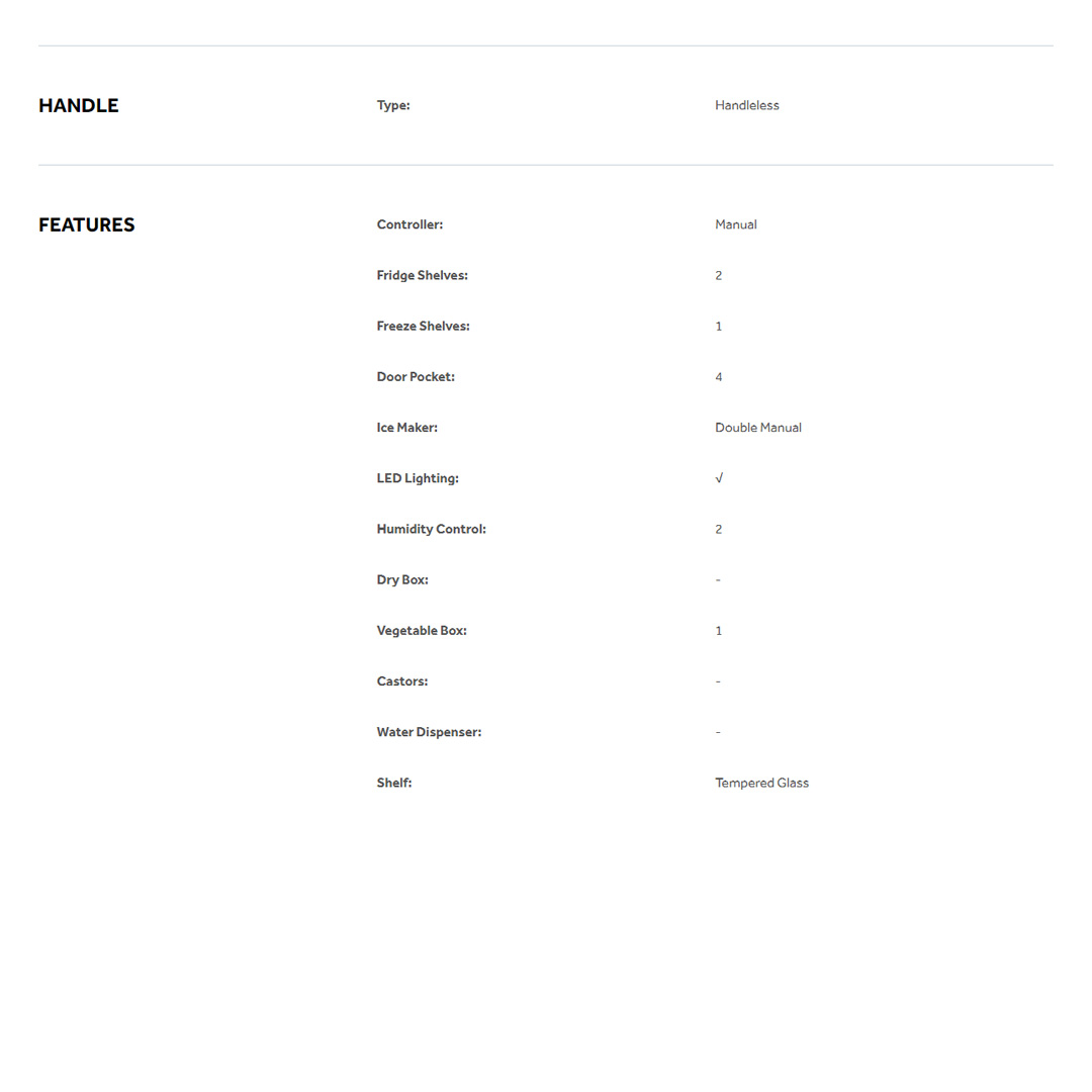 HAIER 356L 2 Doors Top Mount DC Inverter Refrigerator HRF-IV398H | No Frost | LED Lighting | Ice Maker | Humidity Control | Door Pocket | Refrigerators with 2 Year Warranty