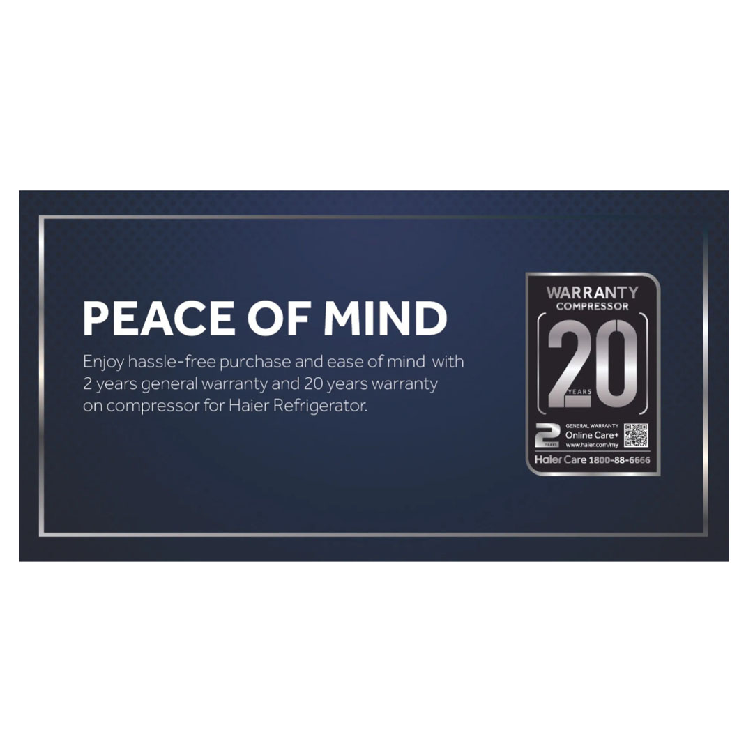 HAIER 319L 2 Doors Top Mount Twin Inverter Refrigerator HRF-339IHG | Magic Room | Moist Zone | Touch Screen Control Panel | Deo Fresh | Humidity Control | Refrigerator with  2 Year Warranty