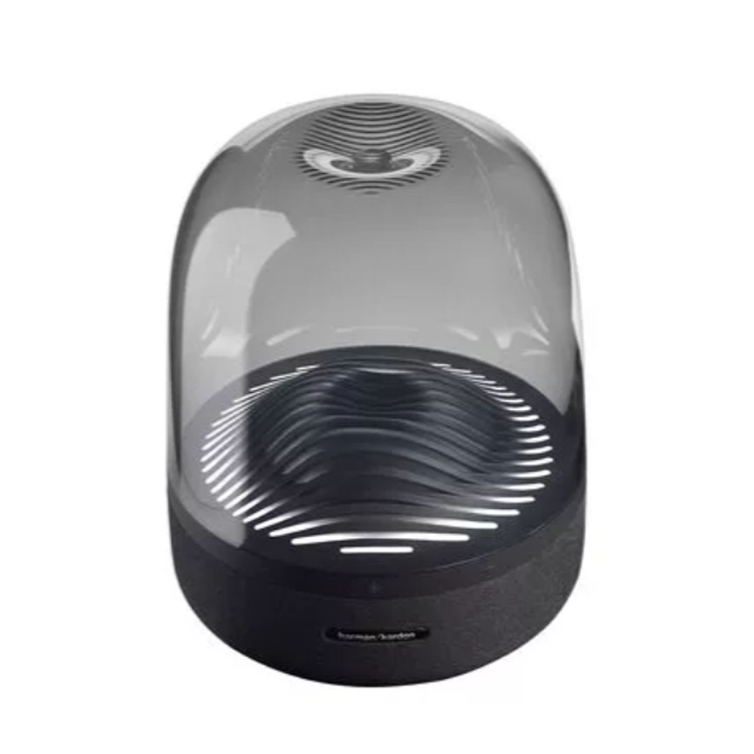 Harmon Kardon Portable Bluetooth Home Speaker Aura Studio 3 | Exceptional 360 Degree Sound | Ambient Light | Wireless Bluetooth | Speaker with 1 Year Warranty