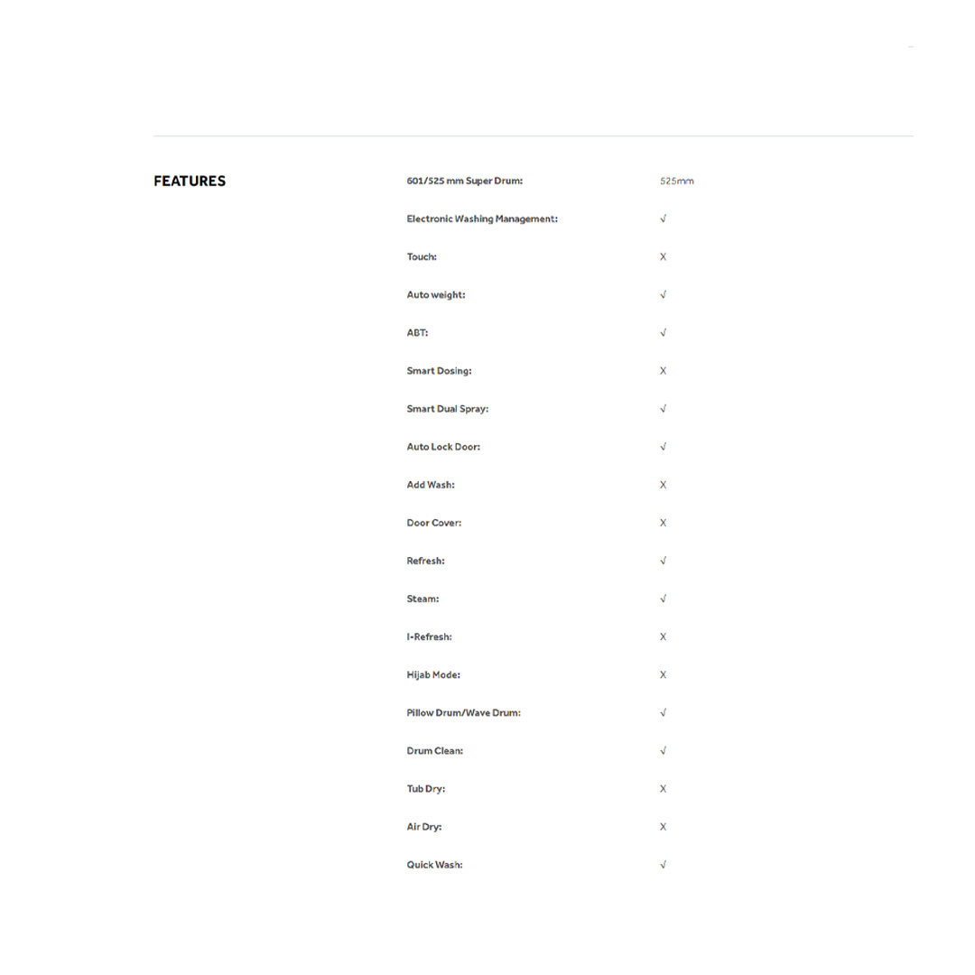 HAIER 8KG Front Load Super Inverter Washing Machine HW80-BP12929 | Super Drum XL | Super Inverter | Smart Dual Spray | Washing Machine with 2 Year Warranty