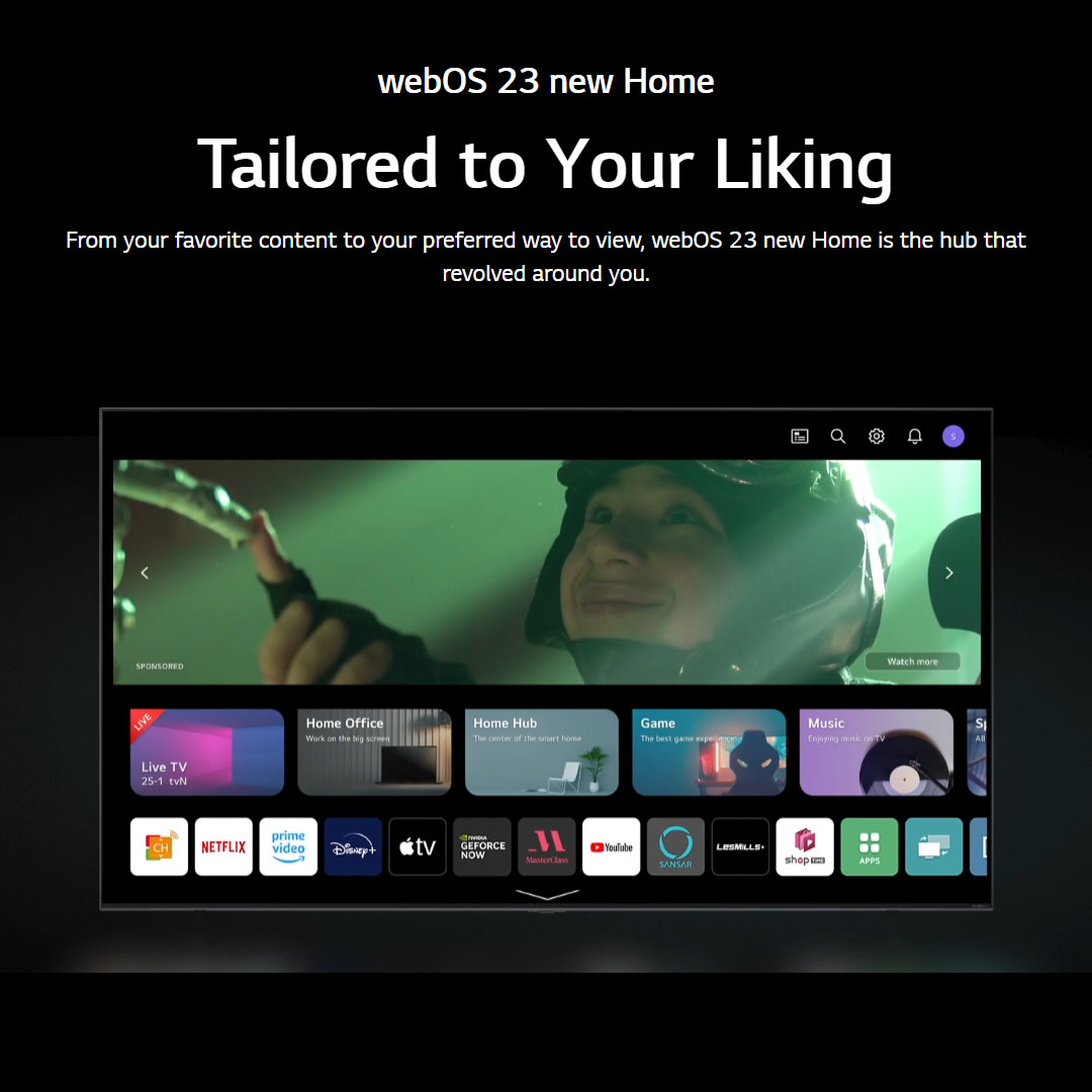 LG 75" 4K UHD Smart TV with AI ThinQ 75UR8050PSB | AI Sound | Wi-Fi | Filmmaker Mode | Netflix | HDMI | WebOS 23 |Smart TV with 2 Year Warranty