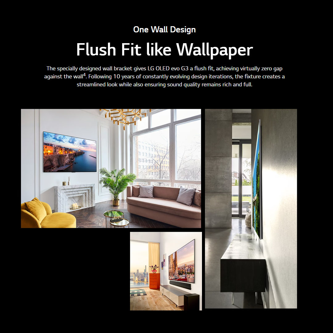 LG 65" 4K UHD Smart TV with AI ThinQ OLED65G3PSA | 4K OLED | webOS 23 | Bluetooth 5.0 | AI Picture Pro | Dolby Vision | Sound Mode Share | Smart TV with 2 Year Warranty