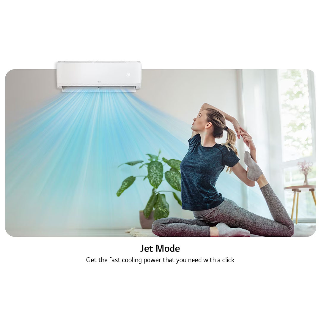 LG 1HP R32 Dual Inverter Wall Mount Air Conditioner S3NC09HZCAA / S3UC09HZCAA | Dual Sensing | Fast Cooling | Auto Swing | Air Conditioner with 2 Year Warranty