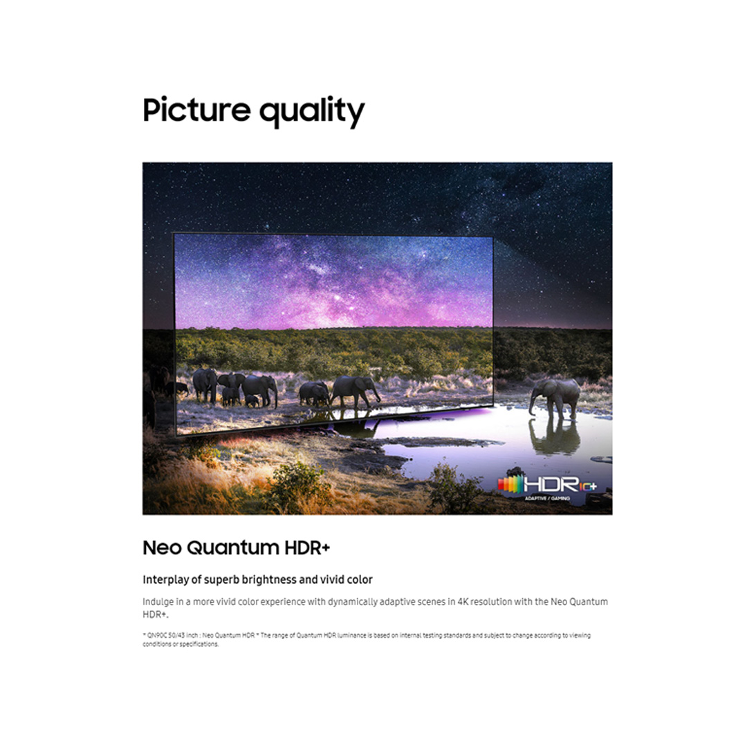 SAMSUNG 43" 4K UHD Smart NEO QLED TV QA43QN90CAKXXM | Anti Reflection | Dolby Atmos | Smart Hub | SmartThings | HDR | HDMI | Smart TV with 2 Year Warranty