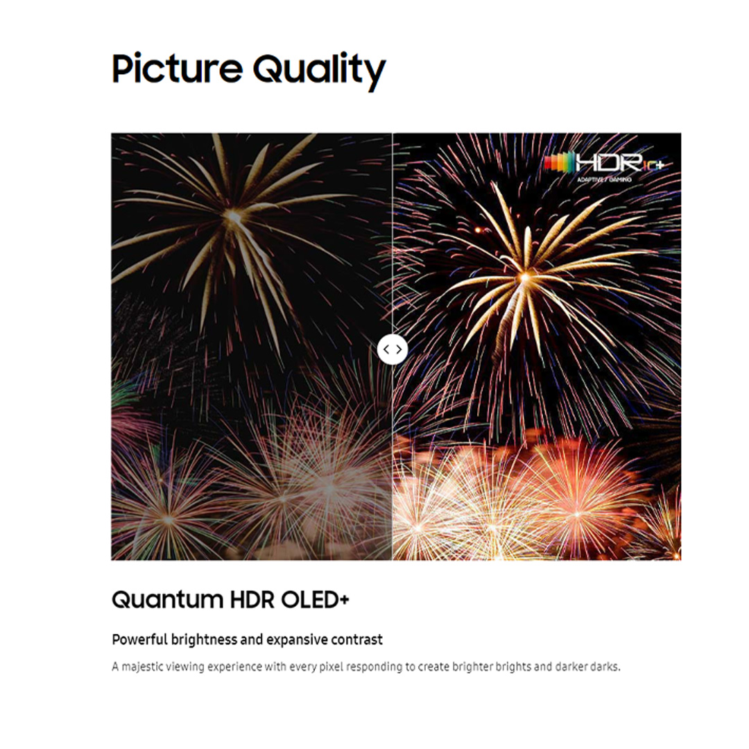 SAMSUNG 65" 4K UHD Smart OLED TV QA65S95CAKXXM | Infinity One Design | Dolby Atmos | Smart Hub | SmartThings | HDR | HDMI | Smart TV with 2 Year Warranty