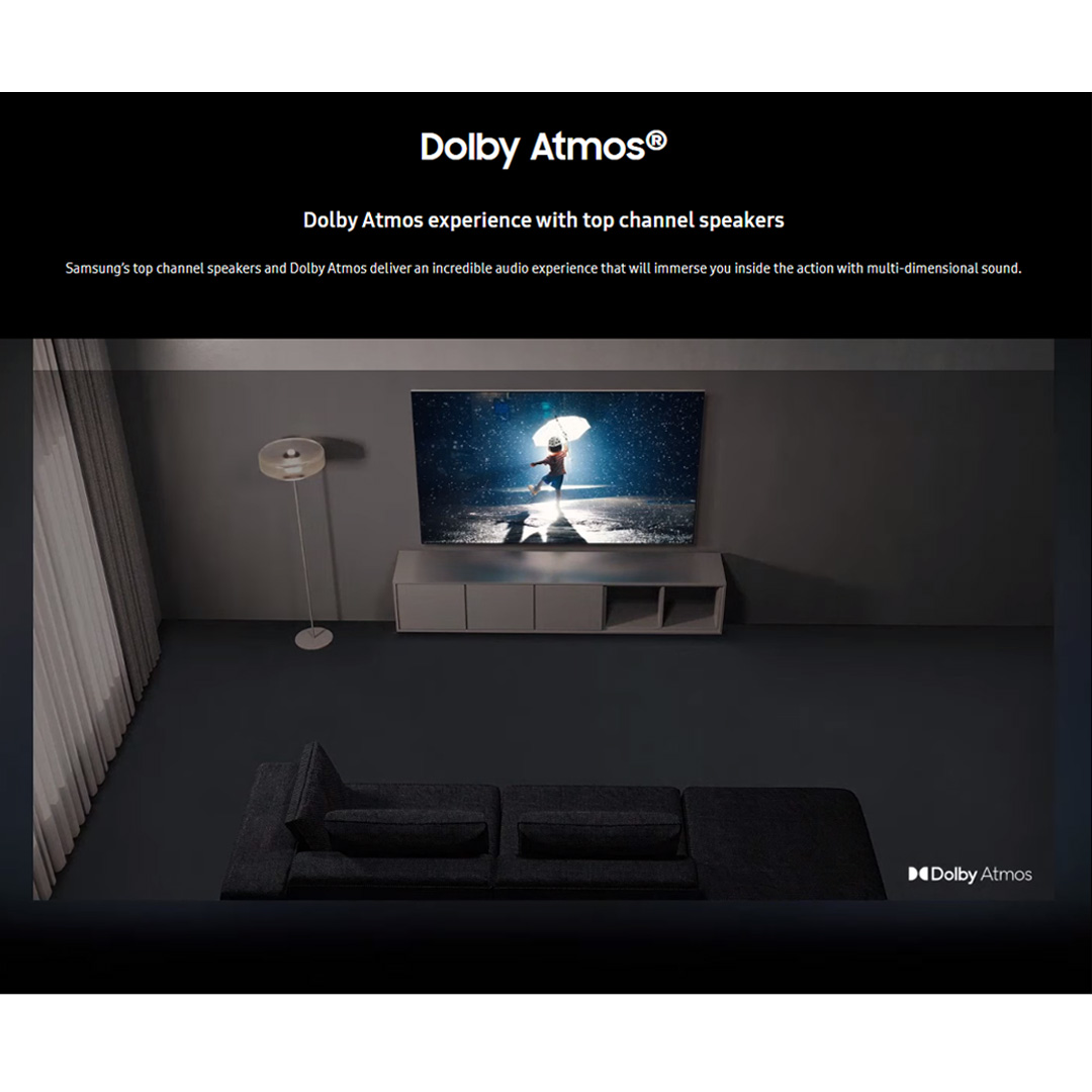 SAMSUNG 85" 8K UHD Smart QLED TV QA85QN900CKXXM | Infinity Screen | Dolby Atmos | Smart Hub | SmartThings | HDR | HDMI |