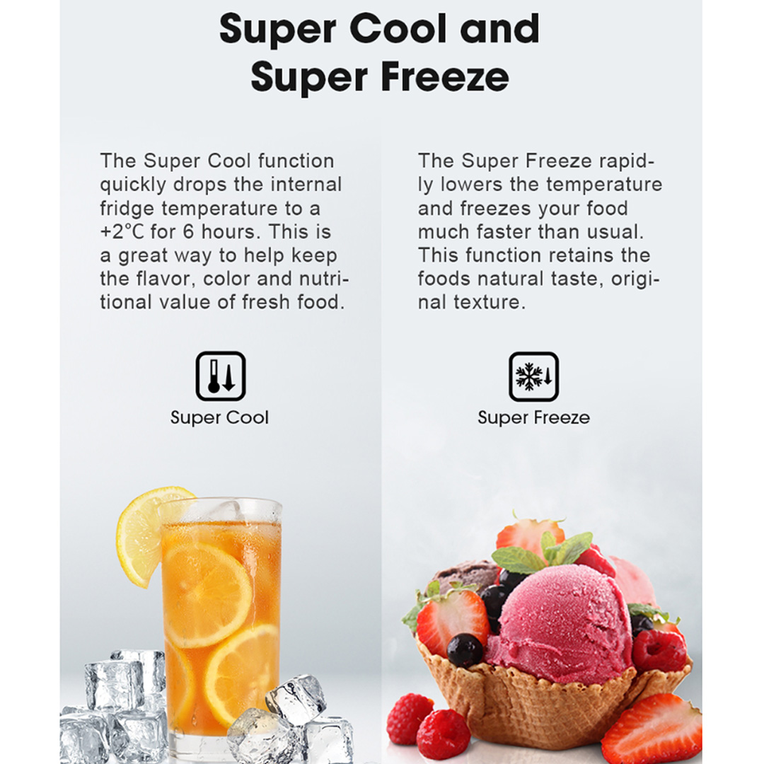 HISENSE 620L Side by Side Inverter Refrigerator RS666N4ACNIV |  Digital Sensor | Double Cooling | Deodorizing Filter | Electronic Touch Control | Multi-Air Flow | Refrigerator with 3 Year Warranty