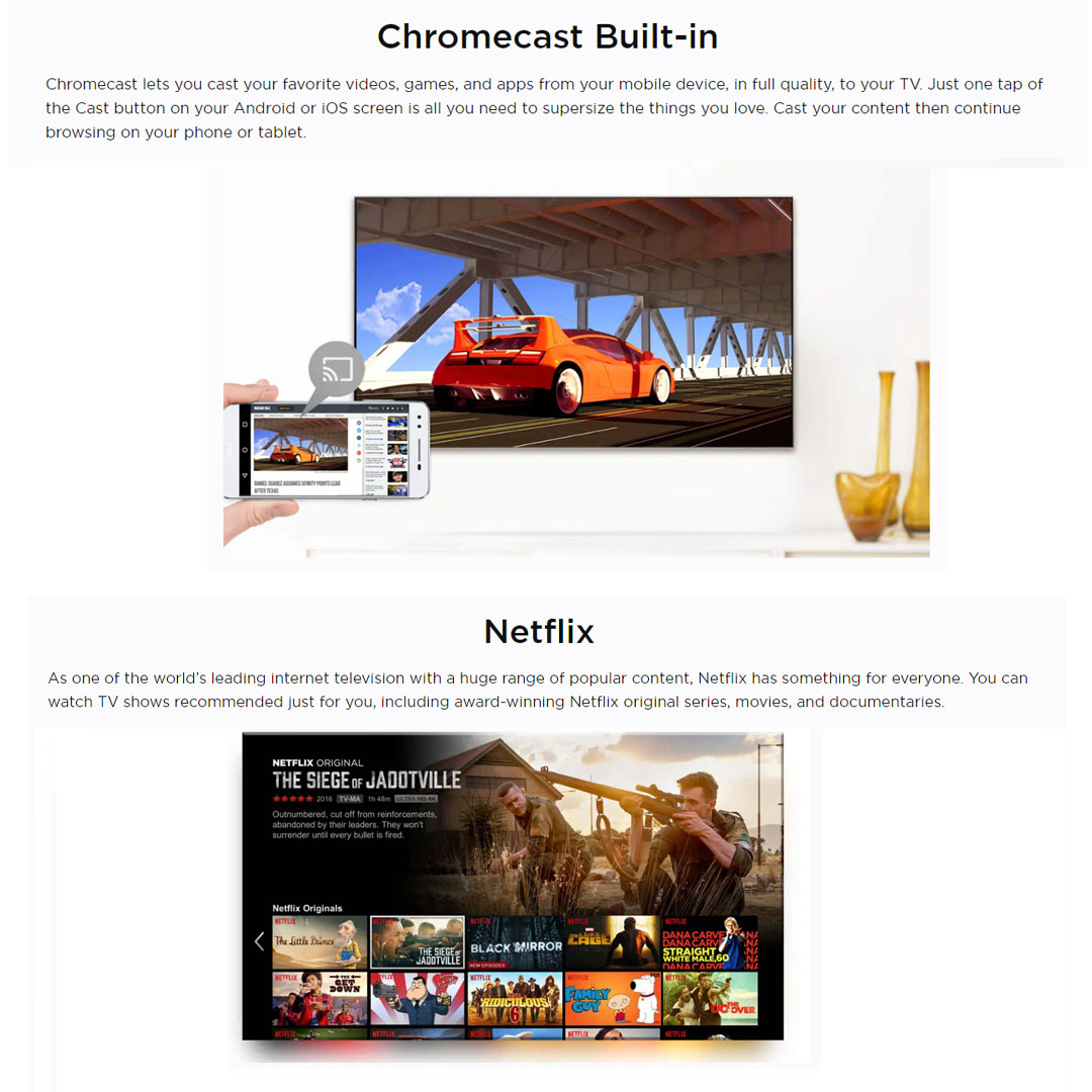 TCL 43" FHD Android LED TV  43S65A | Wi-Fi 2.4 | Android R | Voice Control | ECO Mode | Google Assistant | Bluetooth | Ethernet | HDMI 1.4 | Dolby Audio | LED TV with 1 Year Warranty