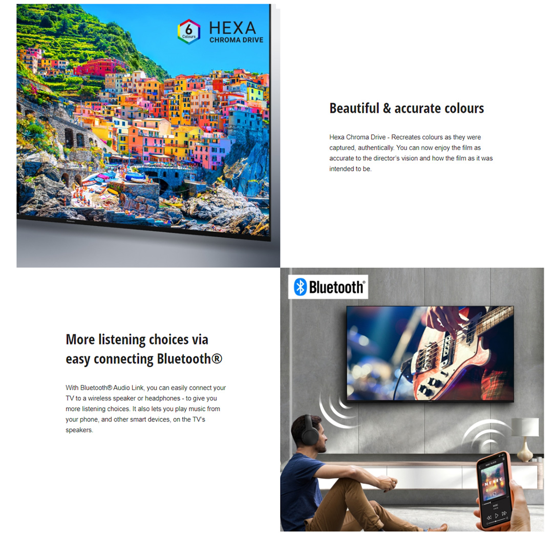 Panasonic 65" 4K HDR Smart LED TV  TH-65LX800K | Dolby ATMOS | Enjoy Smarter Entertainment |  Big screen entertainment with sound - Surround sound | Smart TV with 1 Year Warranty