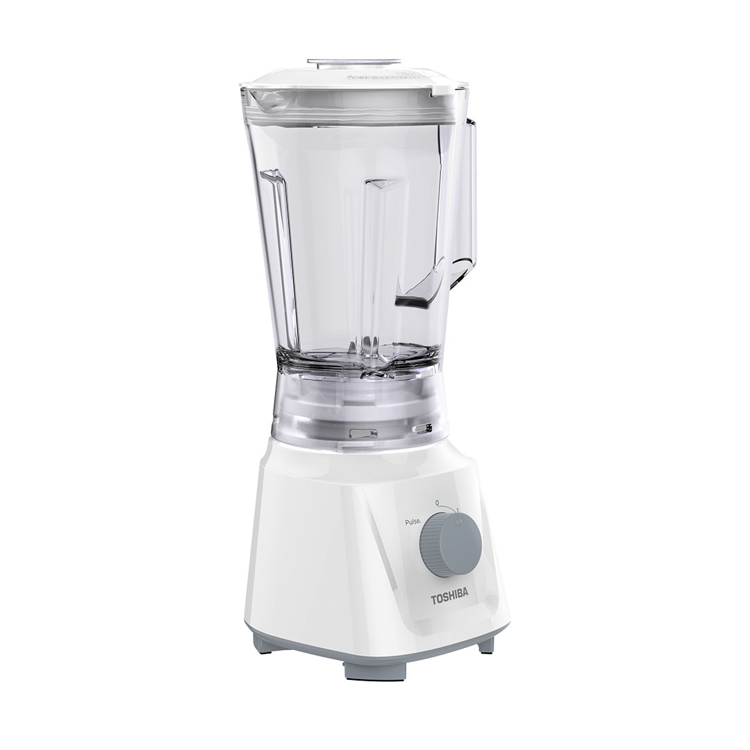 TOSHIBA 1.5L Jug Blender BL-60PHNMY | 600W Motor | Simple 2 Speed Knob | Safety Lock | Auto Protect | Antiflow Lid | Fine Cutting | Blender with 1 Year Warranty
