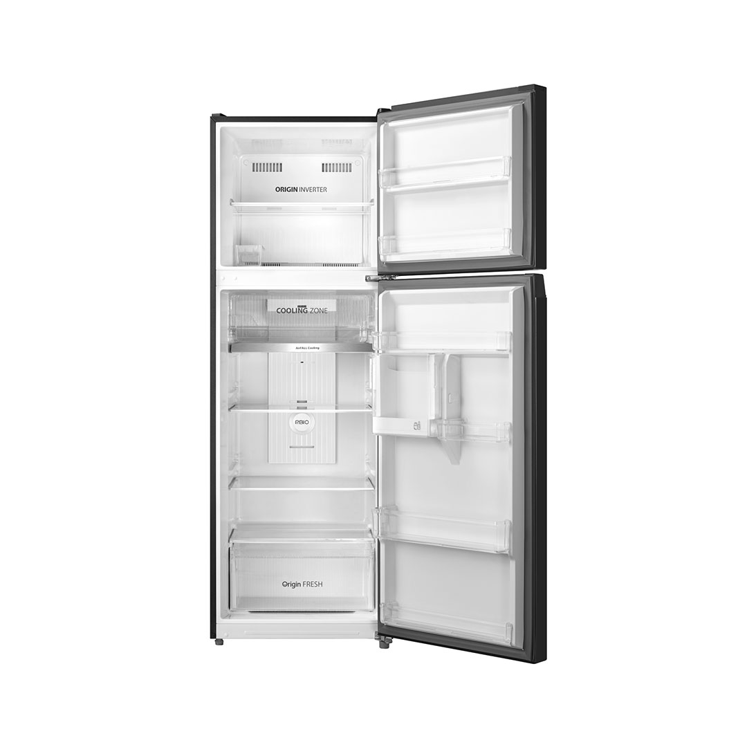 TOSHIBA 360L 2 Doors Inverter Refrigerator GR-RT416WE-PMY(37) | AirFALL Cooling | Origin Inverter | Humidity Control | Refrigerator with 1 Year General & 12 Year Compressor Warranty