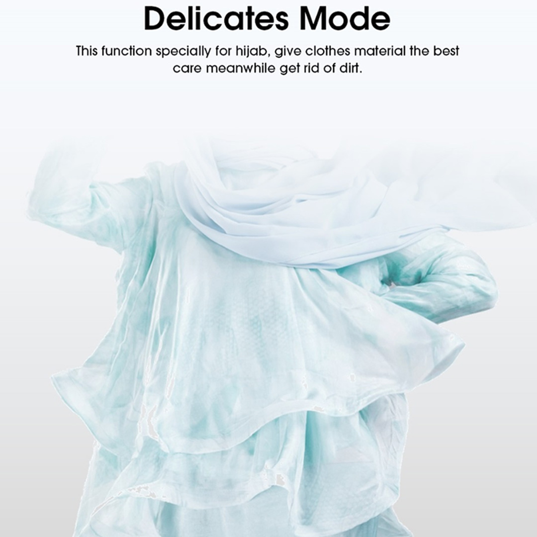 HISENSE 10.5KG Top Load Washing Machine with HIJAB Mode WTJA1101T | Bubble Clean | Soft-Close Tempered Glass | Air Dry | Delicates Mode | Double Magic Filter | Tub Clean | Double Water Flow | Washing Machine with 2 Year Warranty