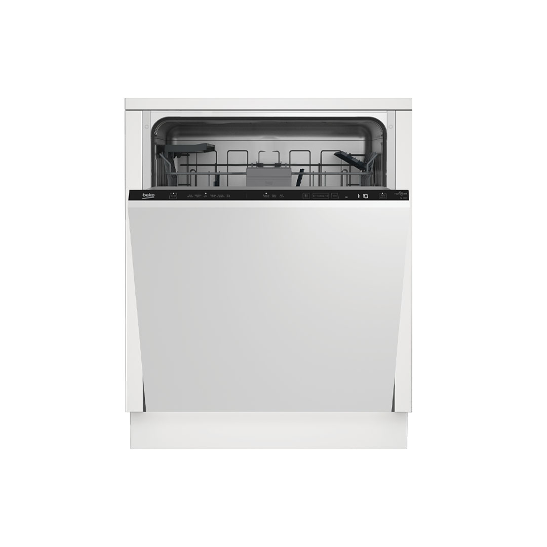 Beko 14 Place Settings Built in ProSmart Inverter Dishwasher BDIN36430 | 6 Number of Programmes | SelfDry | SteamGloss | Dish Washer with 2 Year Warranty