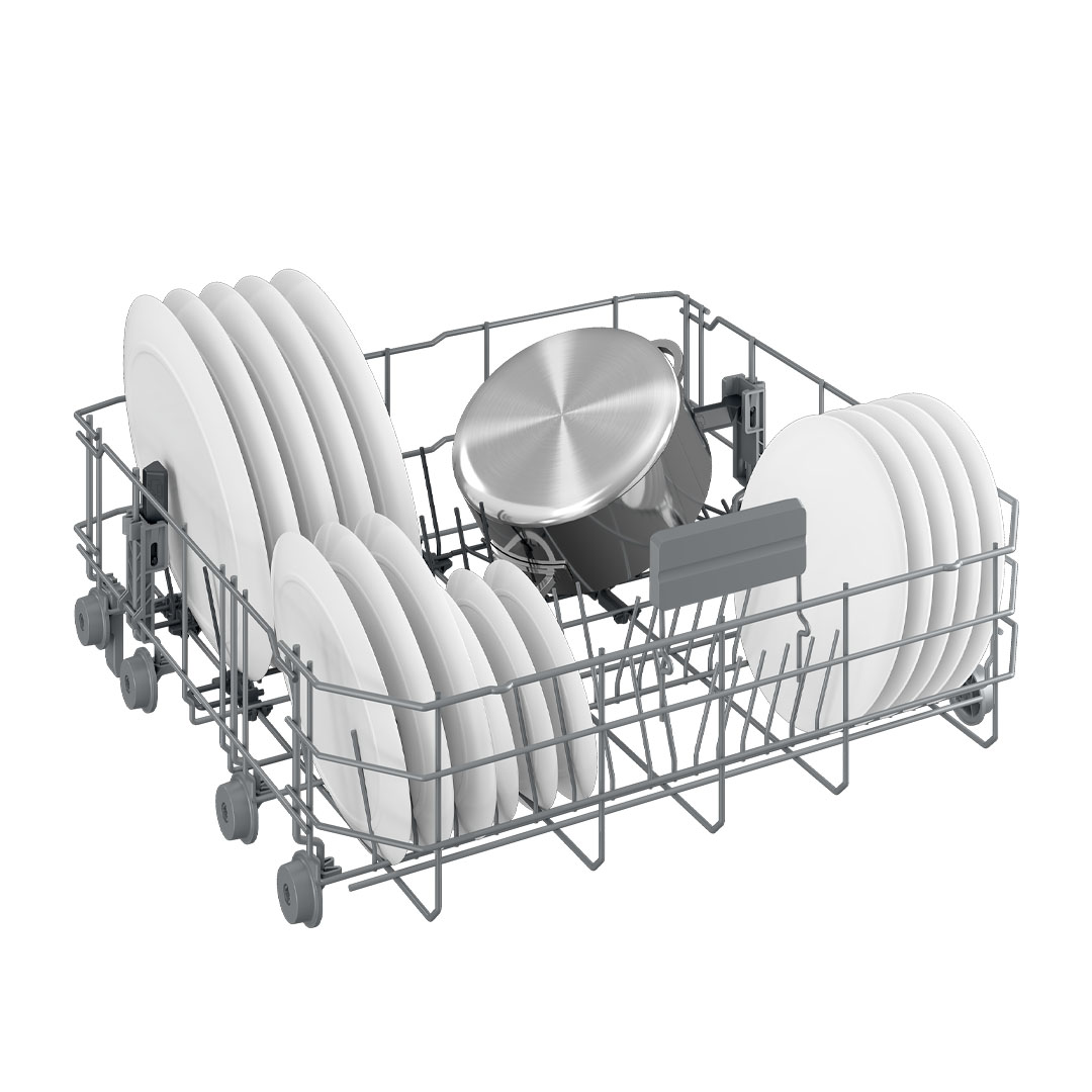 Beko 15 Place Settings Free Standing ProSmart Inverter Dishwasher BDFN26520QX | ProSmart Inverter Motor | 6 Number of Programmes | Sliding Detergent Dispenser | Dish Washer with 2 Year Warranty