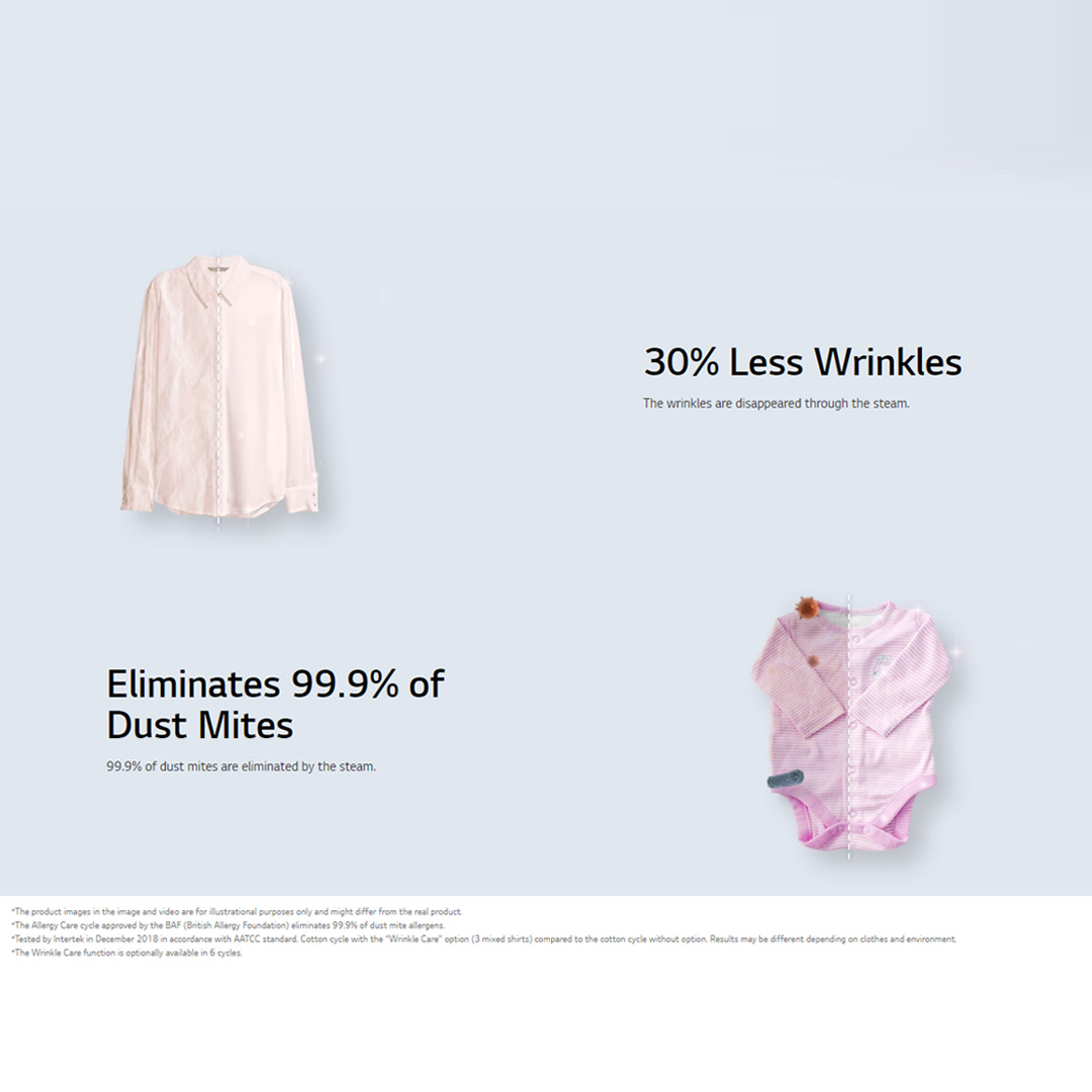 LG 13KG/8KG Front Load Washer Dryer with AI Direct Drive FV1413H2BA | Steam+™ | TurboWash™ | 360 eZDispense™ | Washer Dryer with 1 Year Warranty