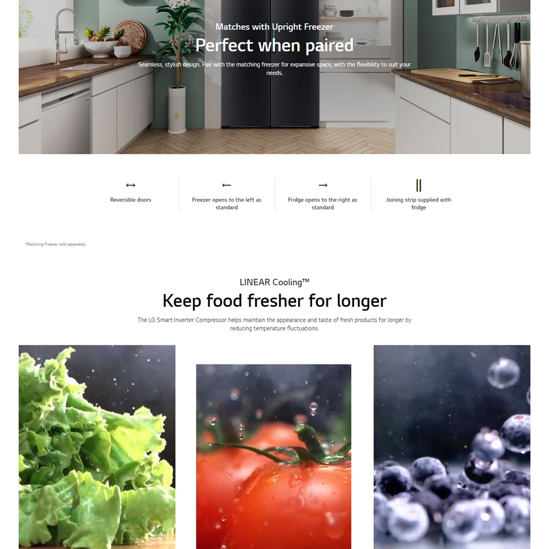 LG 384L Single Door Smart Inverter Refrigerator GC-B411FGPF | Door Cooling+™ | ThinQ (Wi-Fi) | Smart Diagnosis™ | Refrigerator With 1 Year Warranty