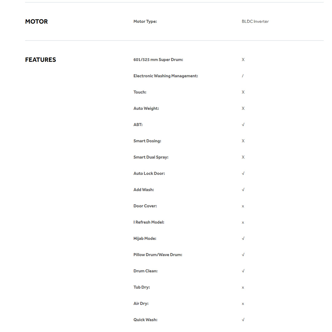 HAIER 10KG Front Load Super Inverter Washing Machine with HIJAB Mode HWM100-FD10829 | ABT | Auto Lock Door | Add Wash | Drum Clean | Quick Wash | Washing Machine with 2 Year Warranty