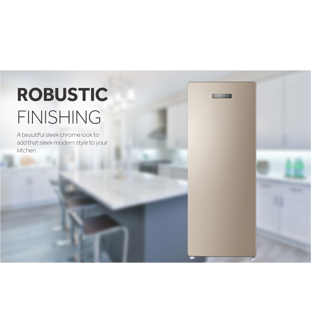 HAIER 168L Upright Freezer BD-168WL | Intelligent IC Control | Digital Touch Control | High Efficiency Compressor | Refrigerator With 2 Years Warranty
