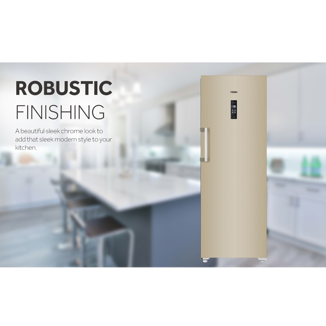 HAIER 250L Upright Freezer BD-248WL | Top LED | Anti-Bacteria | Child Lock | Fast Freezing | Eco Mode | Alarm Indicator | Digital Control | Chest Freezer with 2 Year Warranty