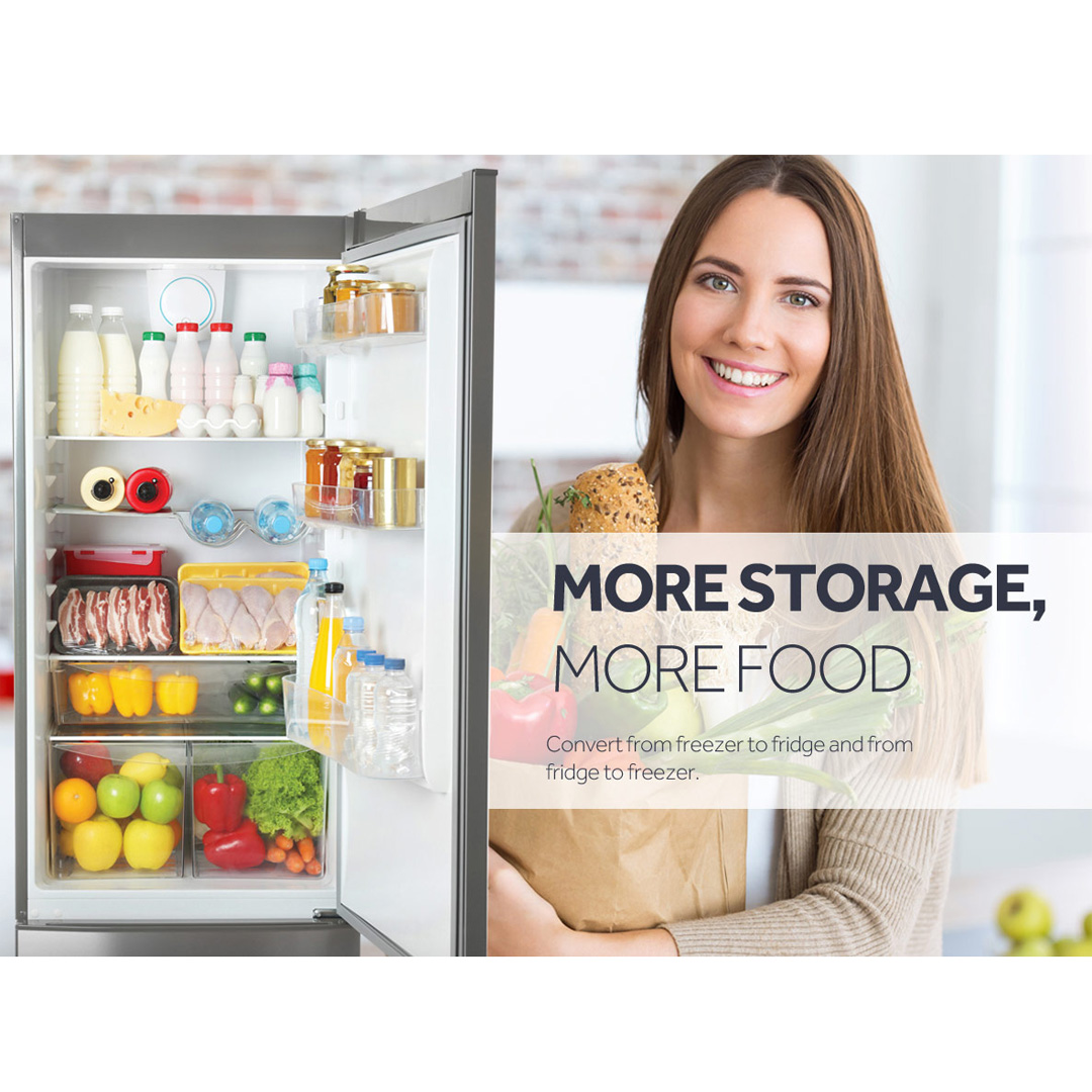 HAIER 284L 2 Doors Glass Series Top Mount Twin Inverter Refrigerator HRF-318IHG | 5-in-1 Navi Cooling Mode  | 360º Precise Cooling | Door Pocket | Humidity Control | Ice Maker | LED Controller | Refrigerators with 2 Year Warranty