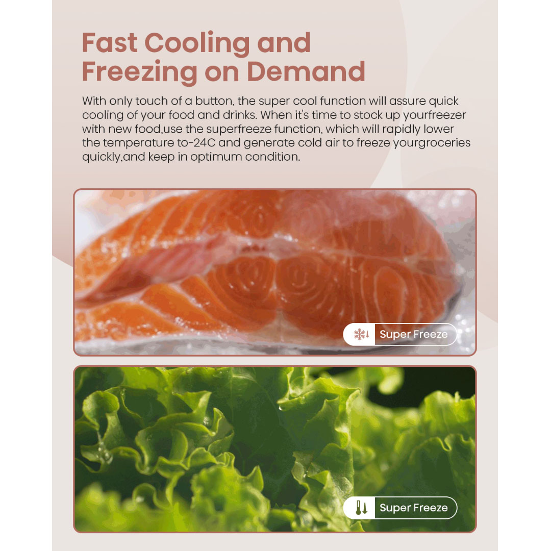 HISENSE 720L Four Doors Inverter Refrigerator RQ768N4AW-KU | Triple Zone | Metal-Tech Cooling | Metal Glide Drawer | Led Lighting | Refrigerator with 3 Years Warranty