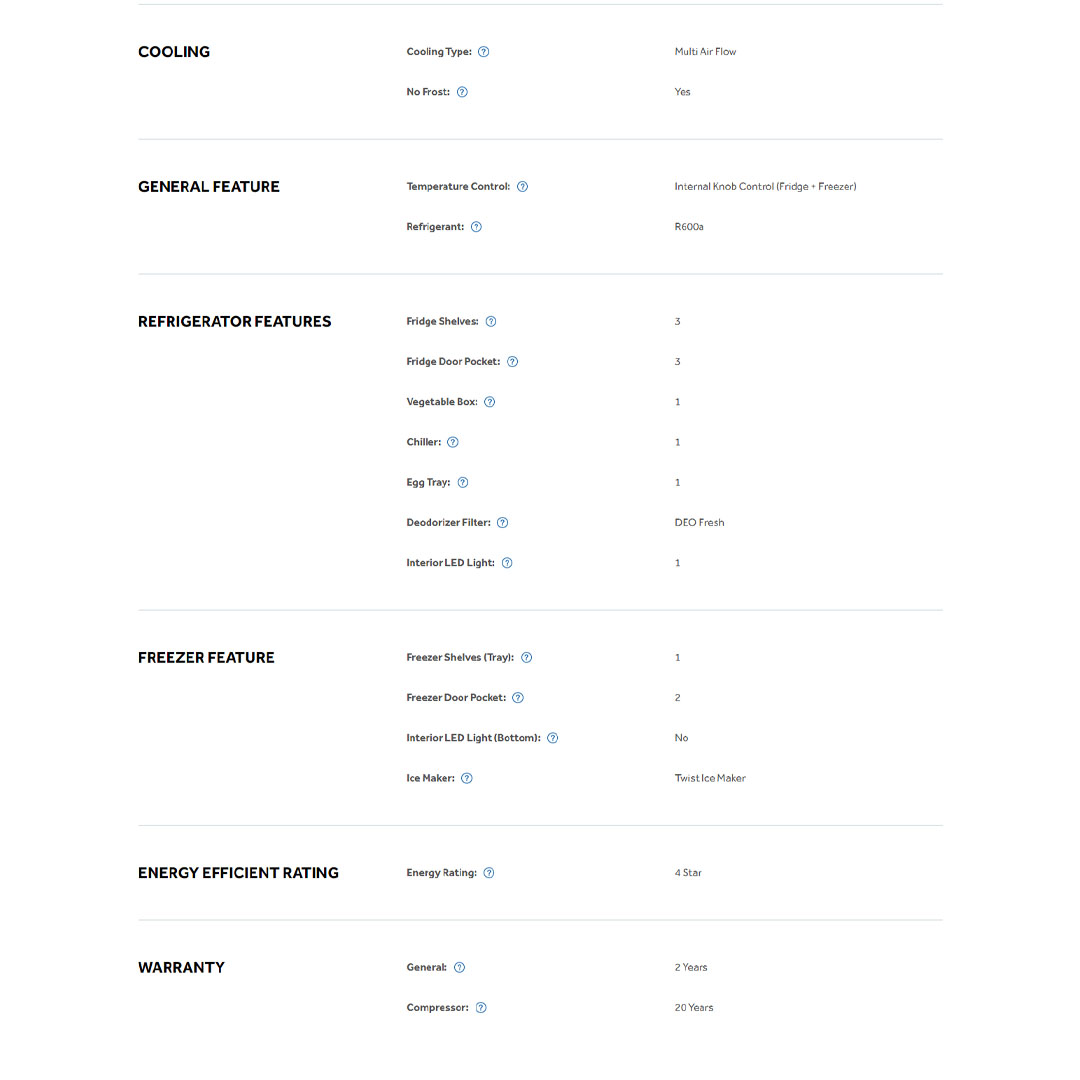 HAIER 358L 2 Doors Top Mount Twin Inverter Refrigerator HRF-358IHM | Twin-Inverter |  Chiller Box | Large-Capacity | Refrigerator with 2 Years Warranty